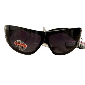 foster grant New sunglasses santa cruz sr0413 Womens Black Rhinestone Rectangle